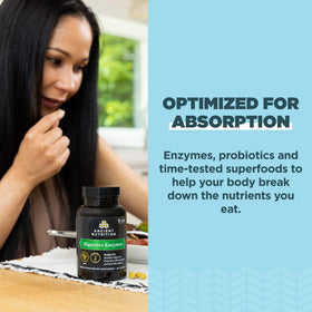 Détails du flacon des Enzymes daily Ancient Nutrition