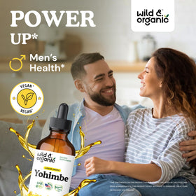 Détails du flacon Wild & Organic Yohimbe 5 mg