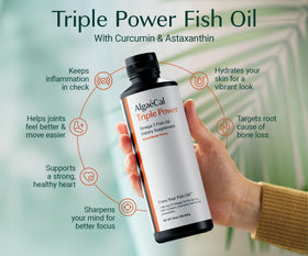 Détails du kit de test Omega 3 ALGAECAL avec échantillons