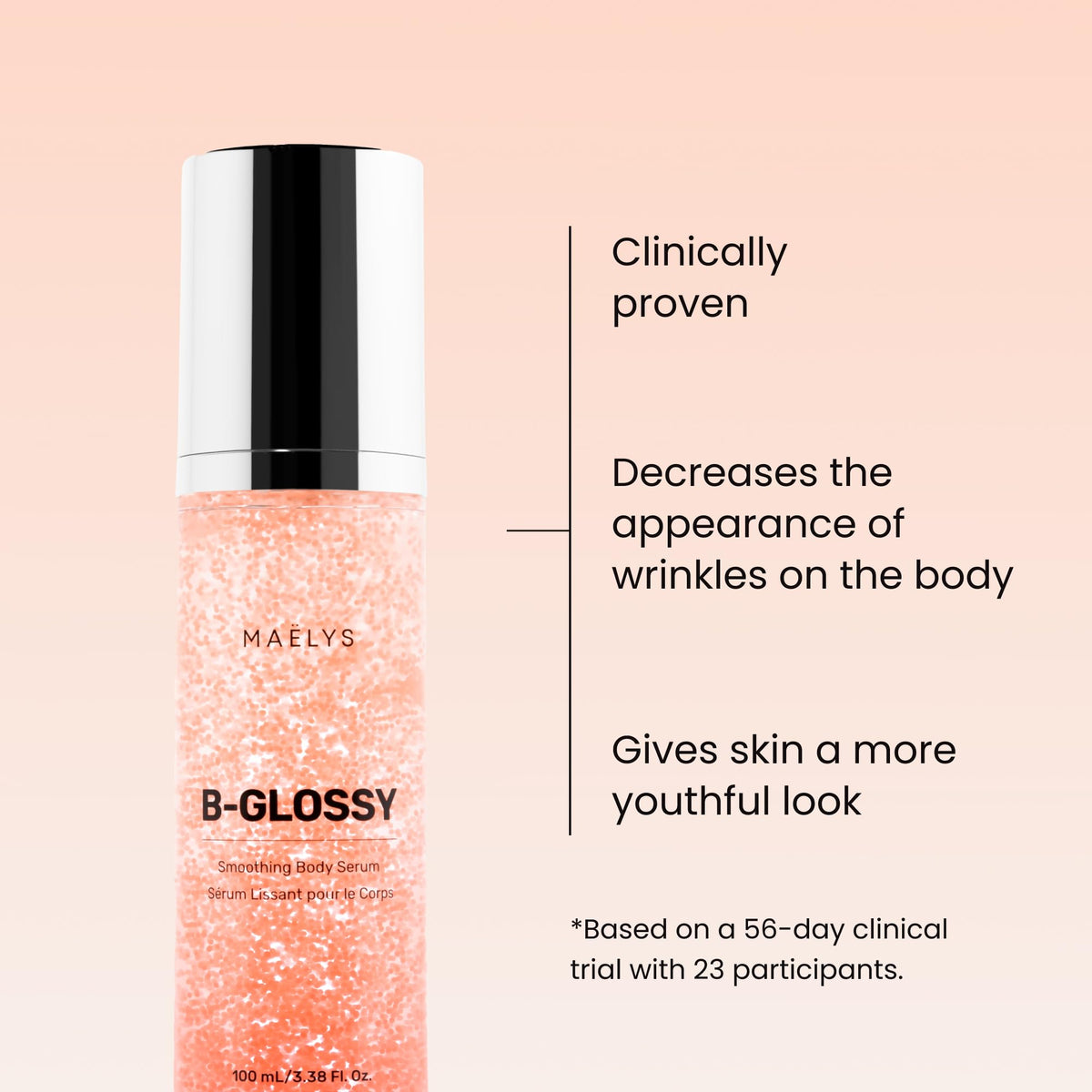 Détails du sérum B-GLOSSY MAËLYS avec pipette