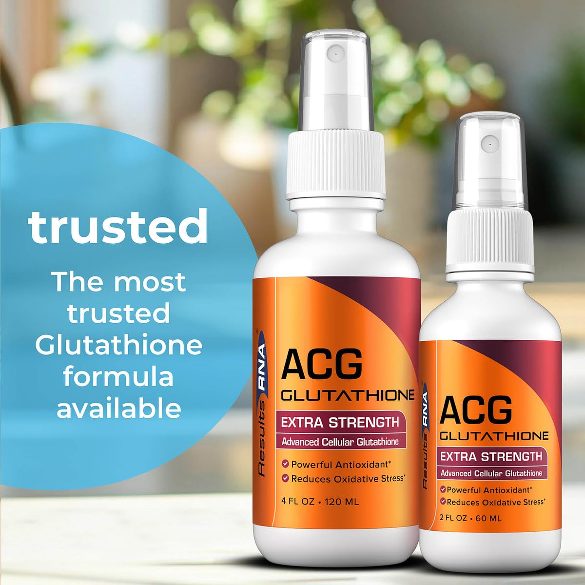 Détails du spray ACG Glutathione de Results RNA