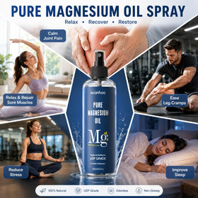 Détails du spray d'huile de magnésium xuanhoo sur une table