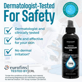 Détails du spray de magnésium Aromasong avec OptiMSM