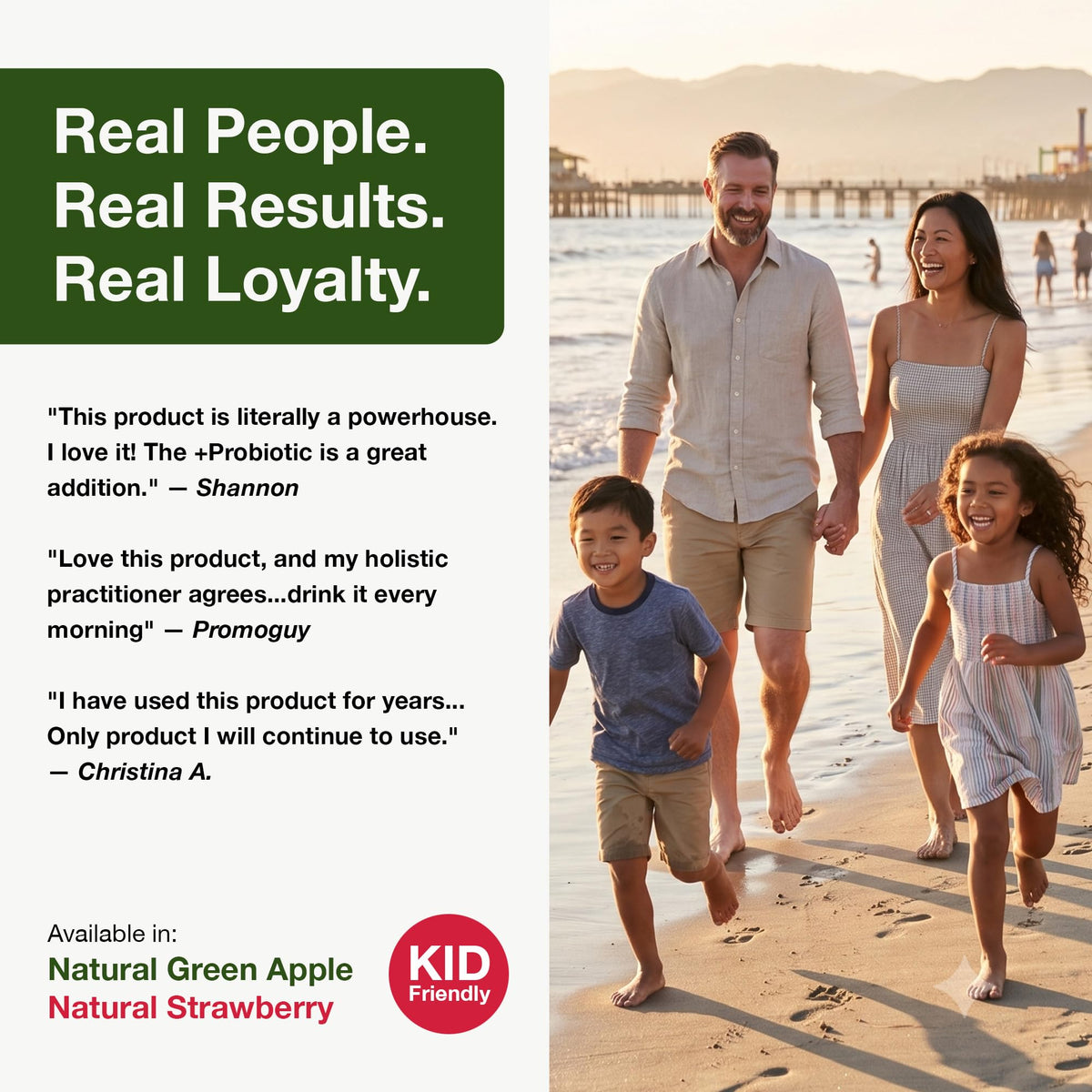Détails nutritionnels de la poudre Biopharma Scientific NanoGreens