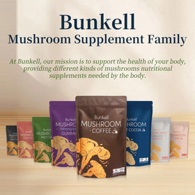 Détails nutritionnels du chocolat chaud aux champignons Bunkell