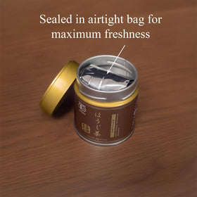 Détails sur l'emballage du Hojicha YEDOENSIS