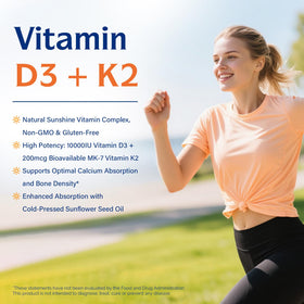Détails sur l'étiquette d'Innate Vitality Vitamine D3 K2