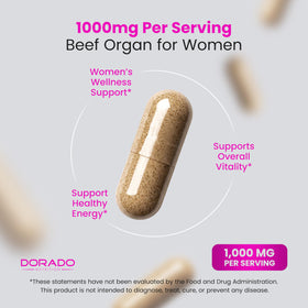 Détails sur l'étiquette de DORADO NUTRITION Complément Alimentaire Femmes