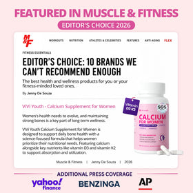 Détails sur l'étiquette des compléments VIVI Youth Calcium 1200 mg