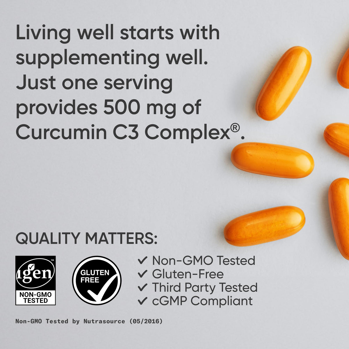 Détails sur l'étiquette du Complément Alimentaire Curcuma Sports Research