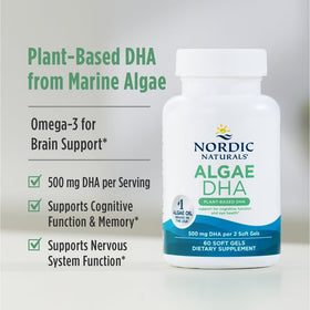 Détails sur la composition de Nordic Naturals Algue DHA