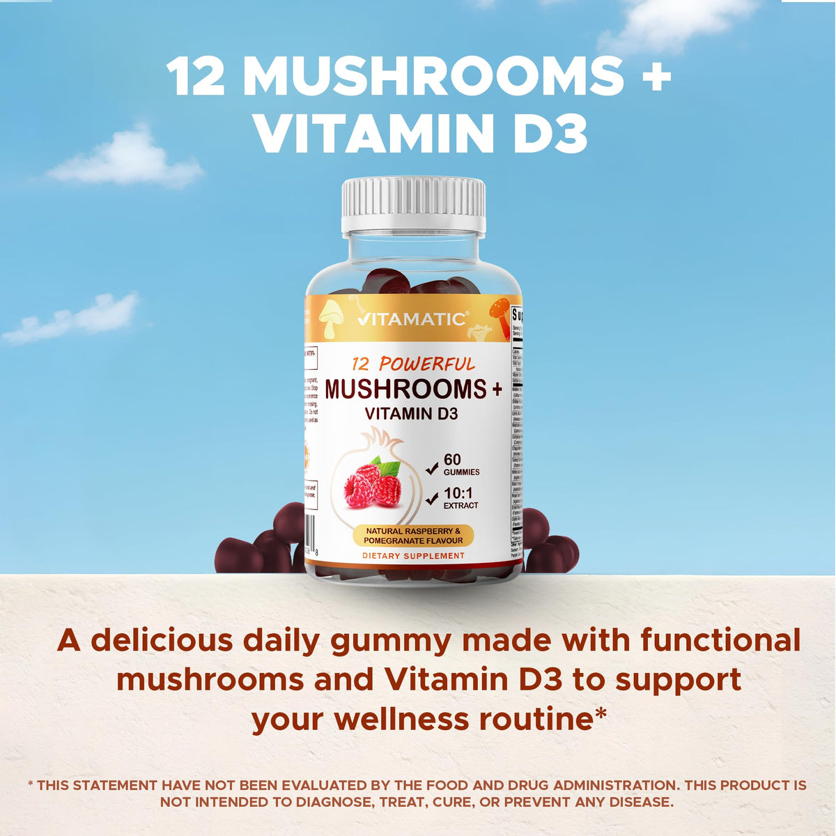 Détails sur la qualité et pureté des gummies Vitamatic