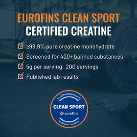Détails sur le label de la créatine monohydrate Rational Nutrition