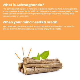 Détails sur le patch Ashwagandha Veru Wellness