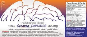 Détails sur les capsules de Bacopa Monnieri Nootropics Depot