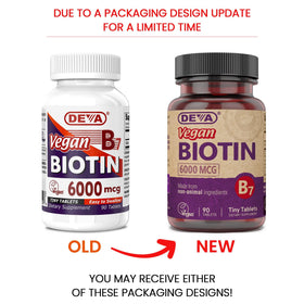 DEVA Biotine 6000 mcg - Détails des comprimés