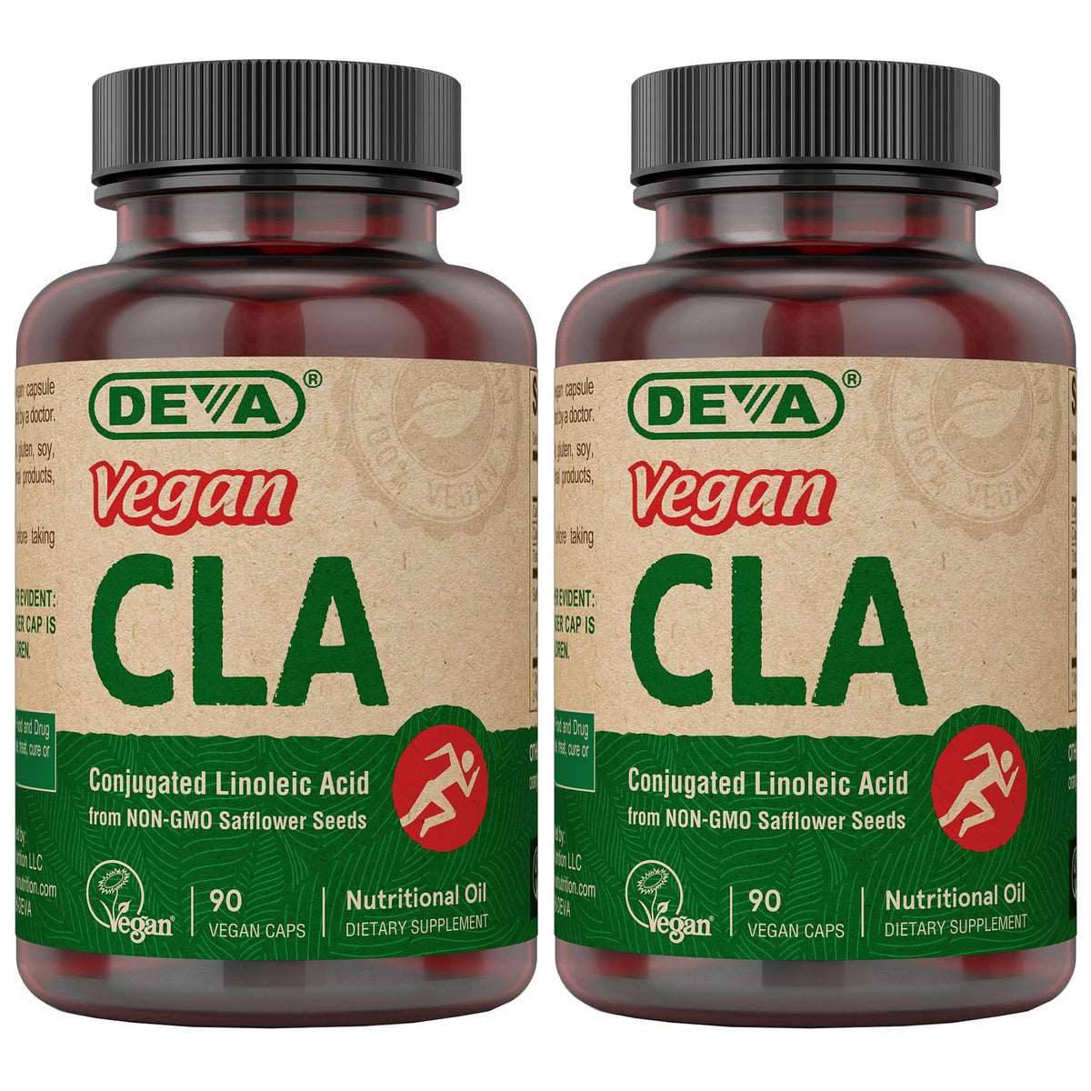 DEVA CLA Végétalien 90 capsules vue de face
