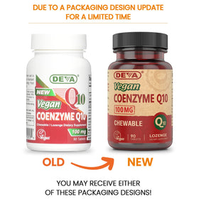DEVA Coenzyme Q10 comprimés en vue rapprochée