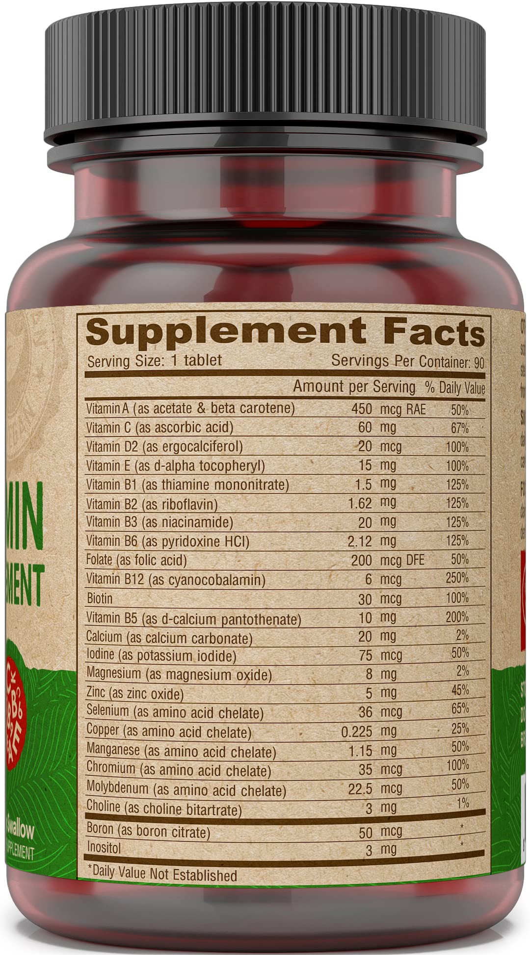 DEVA Complément Alimentaire Multivitamines Vegan 2-Pack sur fond blanc