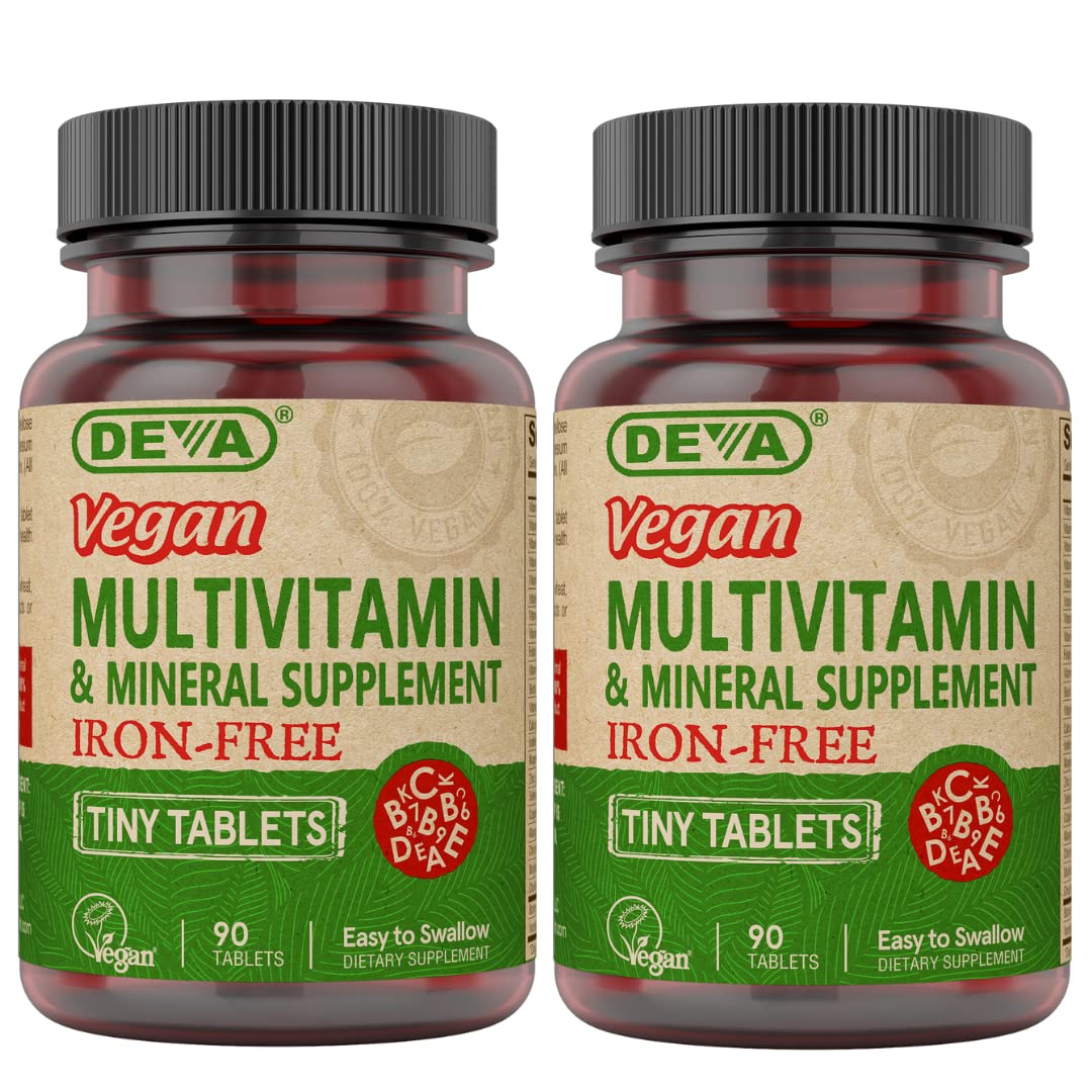 DEVA Complément Alimentaire Multivitamines Vegan 2-Pack vue de face