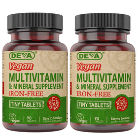 DEVA Complément Alimentaire Multivitamines Vegan 2-Pack vue de face