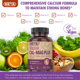 DEVA Complément Alimentaire Vegan Calcium Magnésium, utilisation dans un mode de vie actif