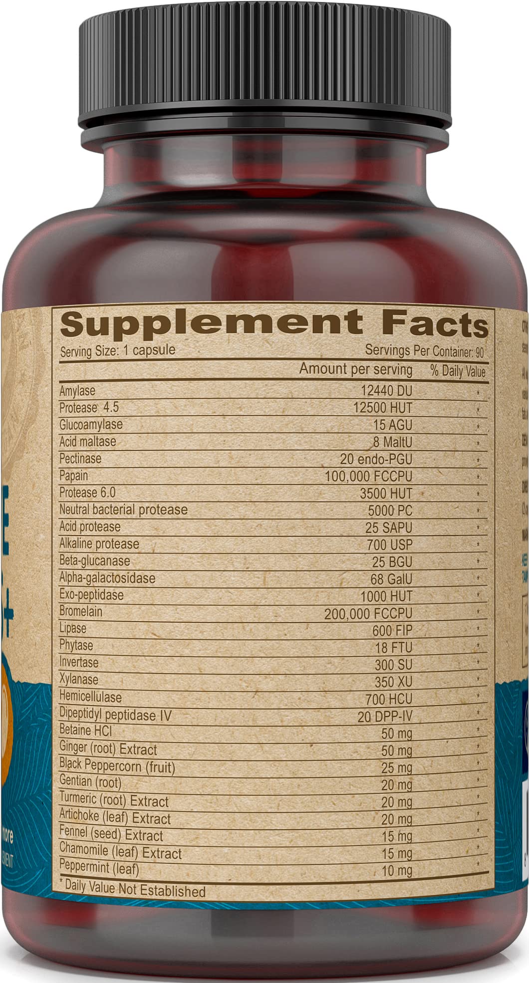 DEVA Complément Alimentaire Vegan Enzymes Plus 90 Capsules avec d'autres produits