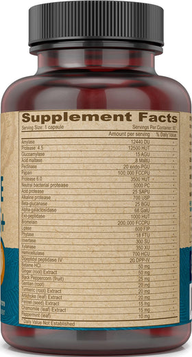 DEVA Complément Alimentaire Vegan Enzymes Plus 90 Capsules avec d'autres produits