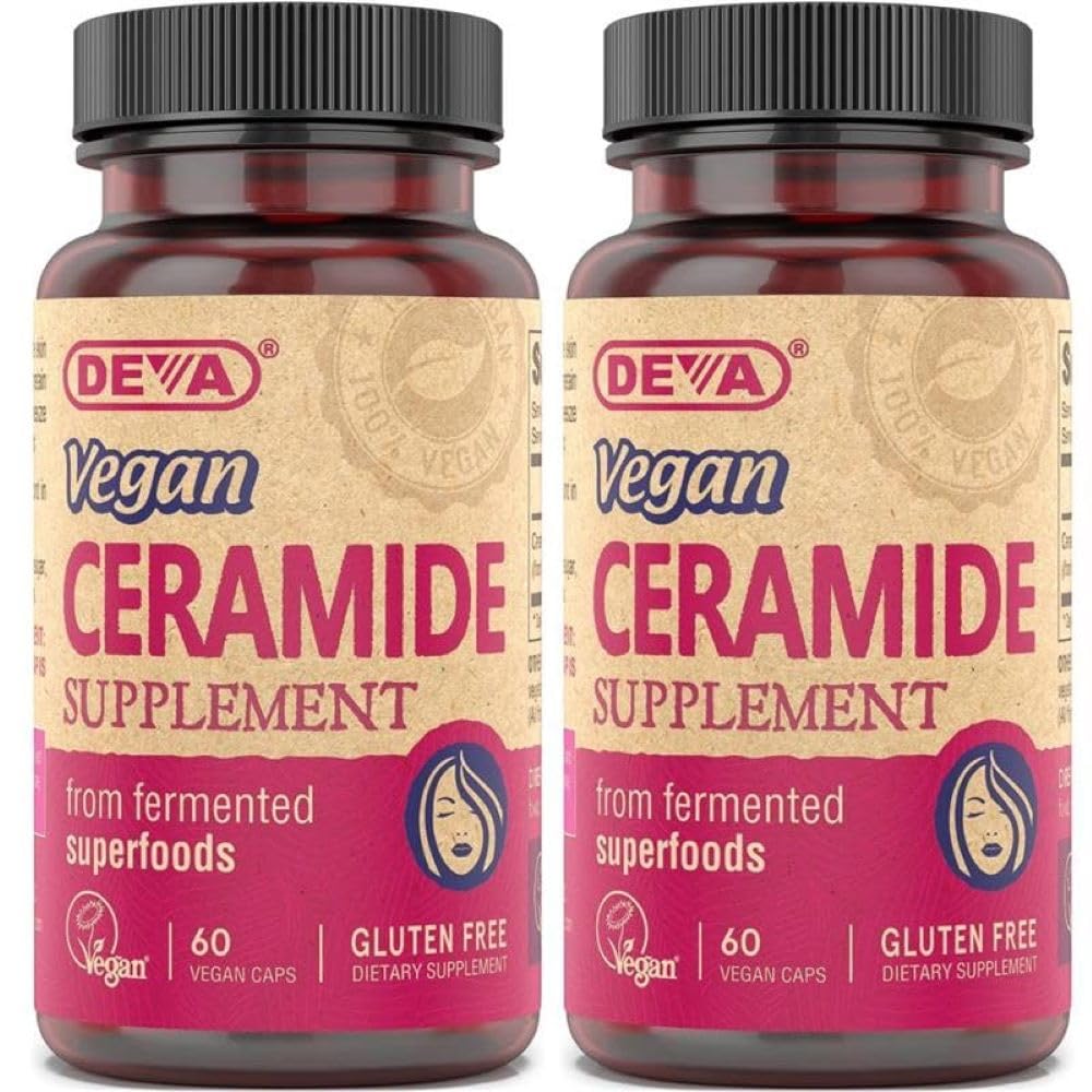 DEVA Complément Alimentaire Végétalien Céramide 60 Comprimés - Vue avant