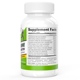 DEVA Glucosamine MSM Chondroitin flacon avec le couvercle ouvert