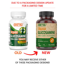 DEVA Glucosamine-MSM-CMO 90 comprimés, packaging