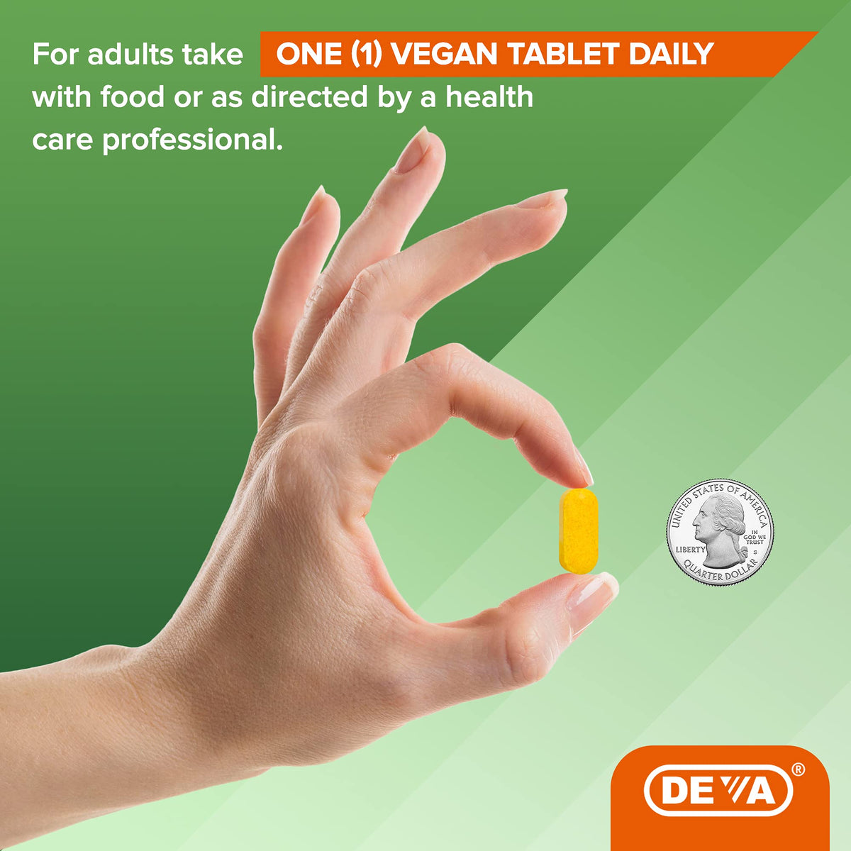 DEVA Glucosamine-MSM-CMO 90 comprimés, prise en main