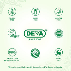DEVA Huile de Bourrache 500mg comprimés sur un fond neutre