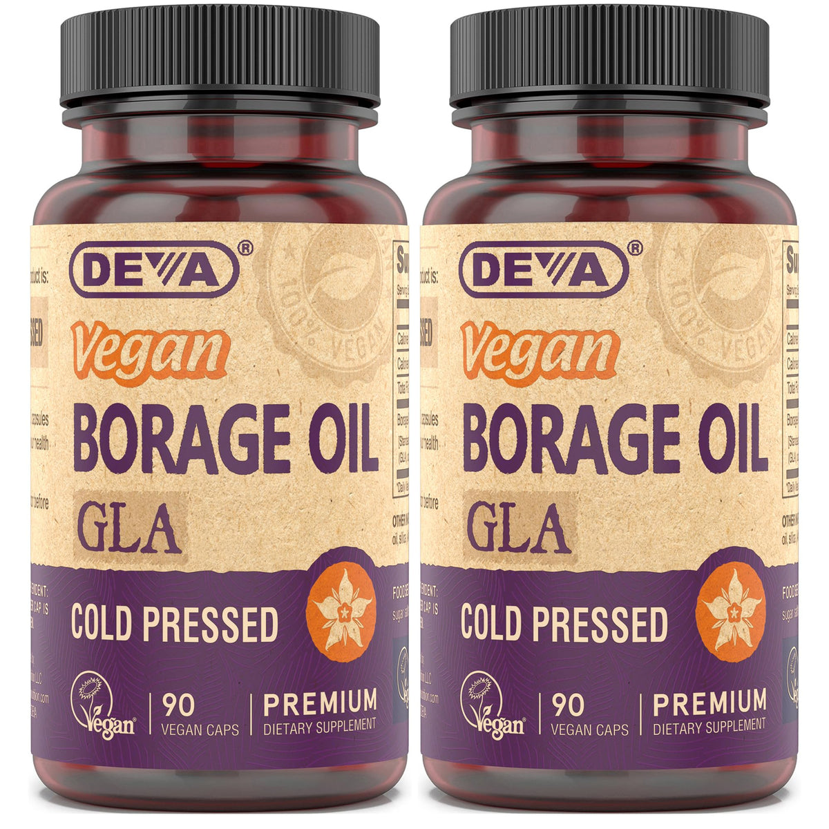 DEVA Huile de Bourrache 500mg comprimés vue avant