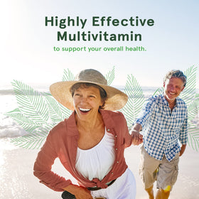 DEVA Multivitamines Vegan 90 Tablettes sur un fond coloré