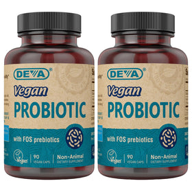 DEVA Probiotiques Végétaliens 90 Capsules vue de face