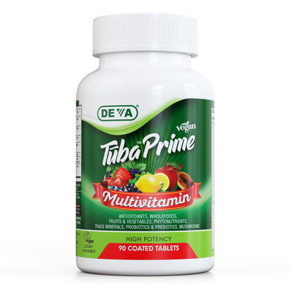 DEVA Tuba Multivitamine Vegan 90 Tablettes vue de face
