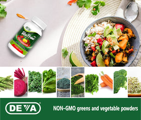DEVA Tuba Multivitamine Vegan affichage des champignons
