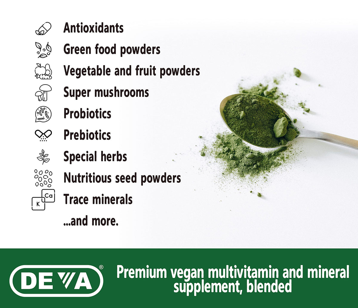 DEVA Tuba Multivitamine Vegan avec légumes et fruits