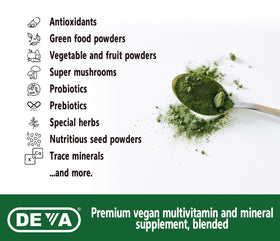 DEVA Tuba Multivitamine Vegan avec légumes et fruits