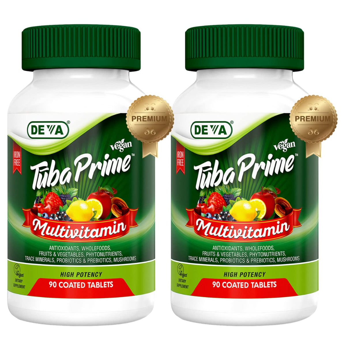 DEVA Tuba Multivitamine Végétalienne 90 comprimés vue avant