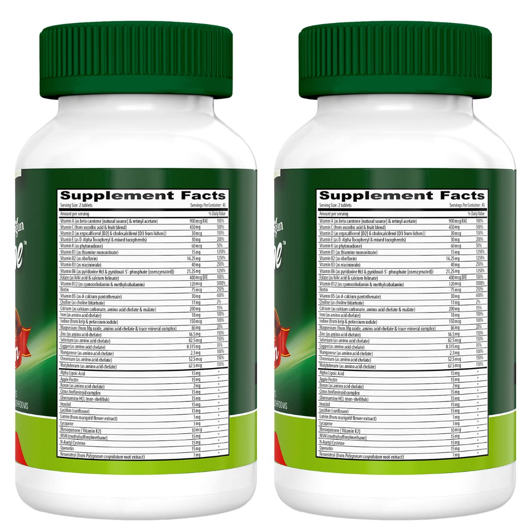 DEVA Tuba Multivitamine Végétalienne avec mélange de fruits et légumes