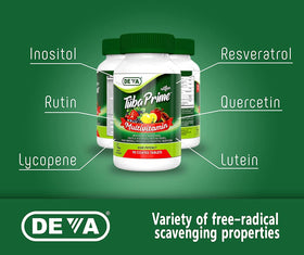 DEVA Tuba Multivitamine Végétalienne comprimés en gros plan