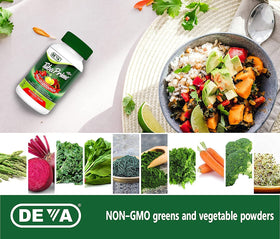 DEVA Tuba Multivitamine Végétalienne dans un environnement naturel