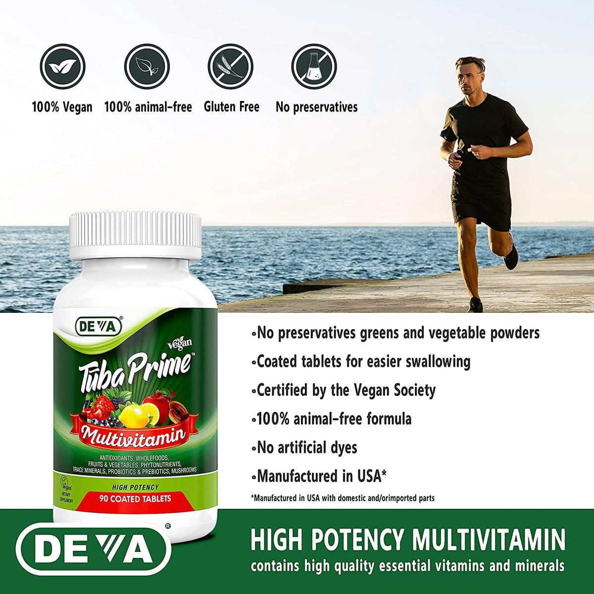 DEVA Tuba Multivitamine Végétalienne emballage arrière