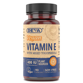 DEVA Vitamine E 400 IU capsules vue avant