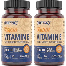 DEVA Vitamine E 400UI boîtier avant avec étiquette