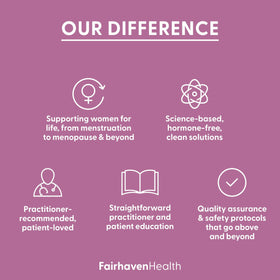 DHA Prénatal Fairhaven Health avec un verre d'eau