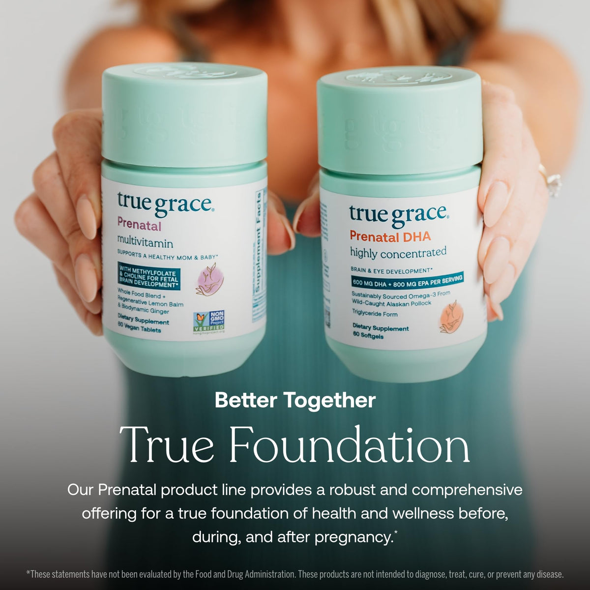 DHA prénatal True Grace pour le développement de bébé