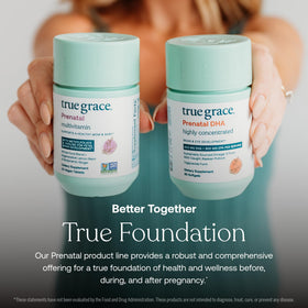 DHA prénatal True Grace pour le développement de bébé